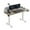Khaki, variant on DEALTOPS 63 x 30in Electric Standing Desk with Power Outlets, Height Adjustable Table with Mouse Pad, Khaki