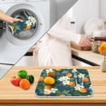 thumbnail image 3 of Yayeee Dish Drying Mat for Kitchen Counter 16" x 18" Microfiber Super Absorbent Coffee Decorative Pad, Orange Fruit, 3 of 9