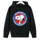 thumbnail image 5 of Sudadera con capucha para niños y niñas, de Snoopy, de dibujos animados blancos, de anime, 2024, 5 of 5