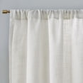 thumbnail image 2 of Gracie Mills Eulalie Light Filtering Linen Blend Lightweight Curtain Panel Pair - GRACE-14978, 2 of 3
