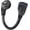 Black - 1 Pack, variant on Short Power Extension Cord 6 Inch 14AWG SJTW Heavy Duty Flat Plug 45-Degree Angle 15A 125V Indoor Outdoor Extension Cable 1-Pack