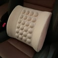 thumbnail image 6 of SPRING PARK Adjustable Electric Massage Car Seat Soft Sponge Waist Support Pillow Cushion, 6 of 7