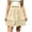 Khaki, variant on Flowy Shorts For Women Ruffled Tiered Skirts Summer Boho High Waist Tennis Golf Mini Skorts Elegant Comfy Skirt 2026