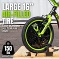 thumbnail image 3 of Drift Trike for Kids Ages 5+ with Adjustable Seat and 16" Front Wheel – Madd Gear, 3 of 11