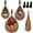 Brown, variant on Boho Style Handwoven Cotton Rope Hanging Wall Basket, Teardrop Net Storage for Vegetables, Onions, Potatoes and Fruits, Decorative Wall Hanging Basket with Hooks for Home Kitchen