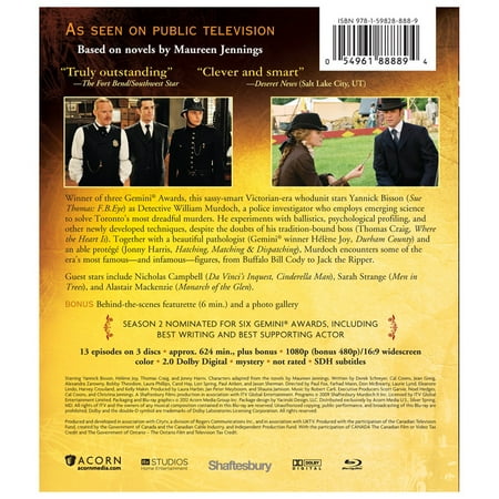 Murdoch Mysteries: Season 02 (DVD), Acorn, Drama