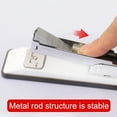 thumbnail image 6 of Stapler for Office and Educational Use, White Plastic Desktop Stapler with 10 Sheet Capacity, Ergonomic Grip for Effortless Stapling, Ideal for Home Office, Undergraduate Desks, and Daily, 6 of 6