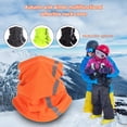 thumbnail image 2 of LEEYNEER Soft Neck Gaiter Wear-resistant Breathable Cold-proof Reflective Strip Neck Gear for Cycling, 2 of 8