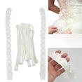 thumbnail image 3 of 3PCS/Set Satin Wedding Dress Zipper Replacement Adjustable Corset Back Kit Lace-Up Ribbon Ties DIY Craft Wedding Dress, 3 of 5
