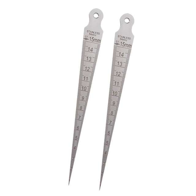 ORDDIART Taper Gauge Set 2Pcs Welding Inspection Tool for Industrial Use and Mold Testing Tapered