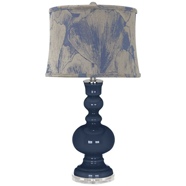 Color + Plus Naval Apothecary Table Lamp w/ Requena Blue Shade - Walmart.com