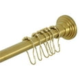 thumbnail image 1 of Kingston Brass SCC2717 Tringle de Rideau de Douche Réglable en Acier Inoxydable 60-72 Po avec Anneaux, Laiton Brossé, 1 of 1