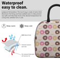 thumbnail image 3 of Lunch Bag Lunch Box for Women Reusable Insulated Lunch Bags,Water-Resistant Multi-color Dessert Donuts Egg Cake Cream 2018 Cooler Lunch Tote Bag, Large Capacity for Work Travel Picnic, 3 of 6
