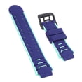 thumbnail image 4 of Suodoka 15mm Kids Smart Watch Band Water Proof Soft Silicone Replacement Strap for Running Hiking Sports Blue Green (15mm / 0.59 inches), 4 of 9