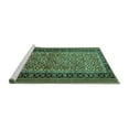 thumbnail image 2 of Ahgly Company Machine Washable Indoor Rectangle Persian Turquoise Blue Traditional Area Rugs, 4' x 6', 2 of 4