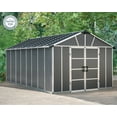 thumbnail image 3 of Palram - Canopia Yukon 11' x 17' Shed - Gray, 3 of 13