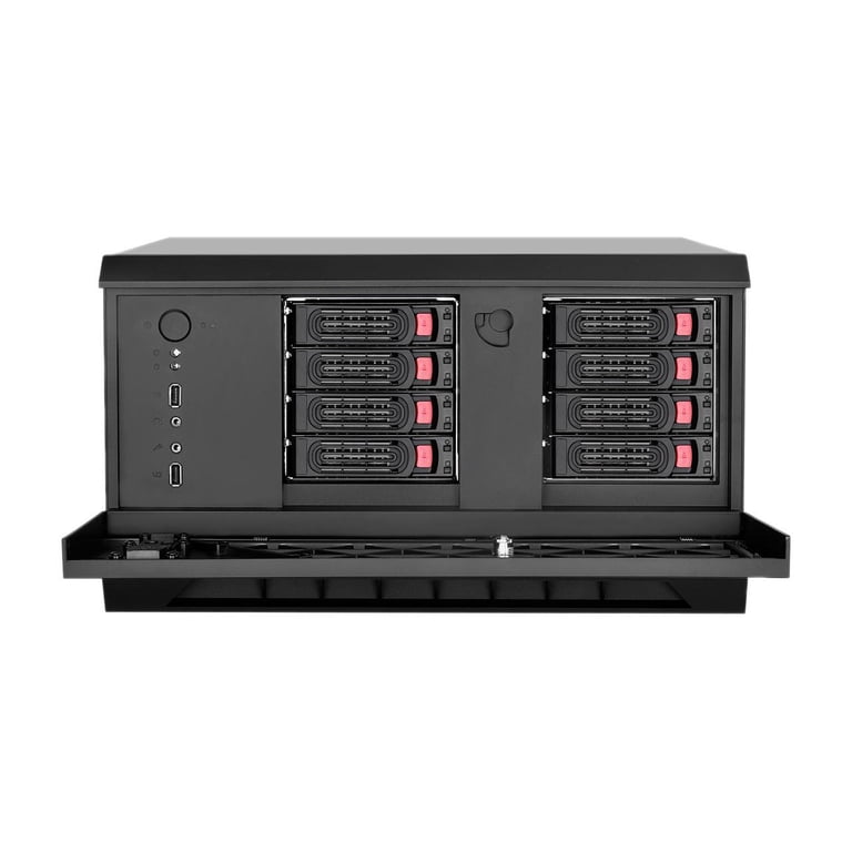 SilverStone Case Storage Series CS381 SST-CS381B Black Steel