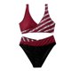 thumbnail image 4 of MKLEKYY Trajes De Baño Mujer Completo Women'S High Waisted Two Set Swimsuit, 4 of 6