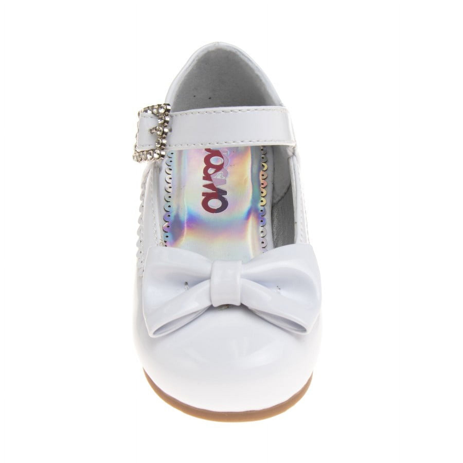 Mary Jane Dress Shoe Pumps for Girls - Low Heel Hook Loop Mary Jane Dress Shoe Pumps for Girls - Low Heel Hook Loop