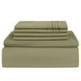 thumbnail image 4 of 6 Piece Bed Sheet Set 1800 Series Microfiber Comfort Deep Pocket Hotel Bedsheets, 4 of 16