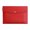 Red, variant on Blue Blue Waterproof Leather Document Folder With Removable Strap For File Storage Pouch Bag For Office School