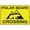 Warning Sign 4, variant on Polar Bear Crossing Outdoor Safe Sign - 8"x12", UV Protected, Weatherproof - Zoo, Wildlife Park, Arctic Exhibit, Nature Reserve Alert