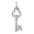 thumbnail image 1 of Charme Clé en Or Blanc 14K, 1 of 2