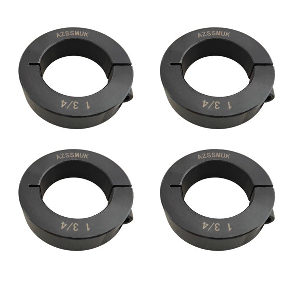 AZSSMUK Single Split Clamp-On Shaft Collars of Metal Material 1-3/4 inch Bore Set Screw