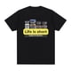 thumbnail image 1 of La vida es corta, hazla más corta, camiseta Trenbol, camisetas de algodón, cuello redondo, manga corta, ropa urbana, camisetas gráficas Harajuku unisex, 1 of 7