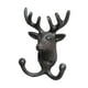 thumbnail image 5 of Figura de cabeza de animal, ganchos de pared, perchero, accesorios con tornillos para Ciervo, 5 of 9