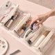 thumbnail image 2 of Vogacara Bolsa organizadora de maquillaje portátil para mujer, bolsa de artículos de tocador de viaje segura y seca, bolsa de cosméticos Bolsas de maquillaje blanco como la leche, 2 of 6