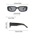 Men's Small Frame Sunglasses Stylish Retro Shades For Women Trendy