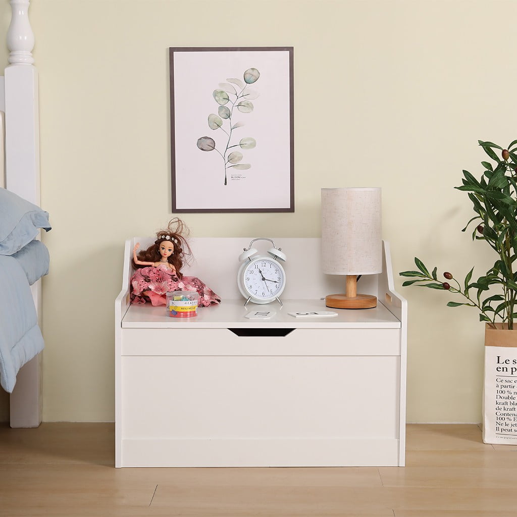 Lift Top Entryway Storage Chest/Bench Wooden Toy Box Kids' Storage Chests Trunks