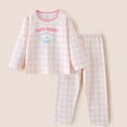 thumbnail image 2 of Leey-World Girl Pajamas 1t 2t 3t 4t 5t 6t Girls' Fall/winter Cute Casual Warm Fleece Thick Clothing for Home Wear Set(Pink,8-9 Years), 2 of 4