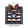 thumbnail image 3 of Wall decoration, Patriotic decorations, 12X14 in Wood Sign, Fourth of July decorations, Front Door decorations, Bow decorations, Home decoration, Americana decor, Wooden Wall Art,, 3 of 8