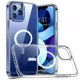 thumbnail image 3 of Funda magnética inalámbrica de lujo para funda Magsafe para iPhone 11 12 13 15 14 Pro Max Mini 7 8 Plus Xr XsMax X Fundas acrílicas transparentes Nuevas, 3 of 5