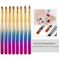 thumbnail image 4 of Double-End Nail Art Brushes Kit Professional Manicure Tools Kit with Painting Dotting Line Pen, 4 of 5