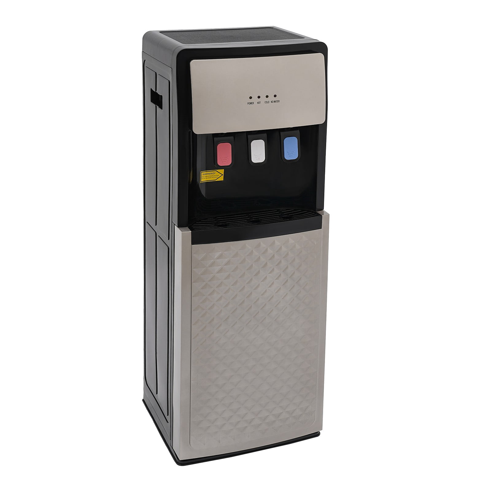 Bottom Loading Water Dispenser, Hot Cold Water Dispenser, 3 Temperature Water Outlet, for Home, Office (Silver Grey)