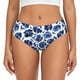 thumbnail image 1 of Balery Blue Ink Flowers Ropa Interior de Algodón para Mujer con Dibujo – Braguitas Cómodas y Elásticas, Estilo Clásico-Medium, 1 of 6