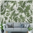 thumbnail image 4 of ONETECH Boho Green Leaves Tapestry for Bedroom, Minimalist Botanical Floral Room Decor Wall Tapestry Hanging, Bohemian Tropical Plants tapestry Aesthetic Backdrop for Living Room Office, 4 of 6