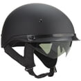 thumbnail image 4 of Fulmer 305 Cortez Motorcycle Half Helmet Matte Black XL, 4 of 4