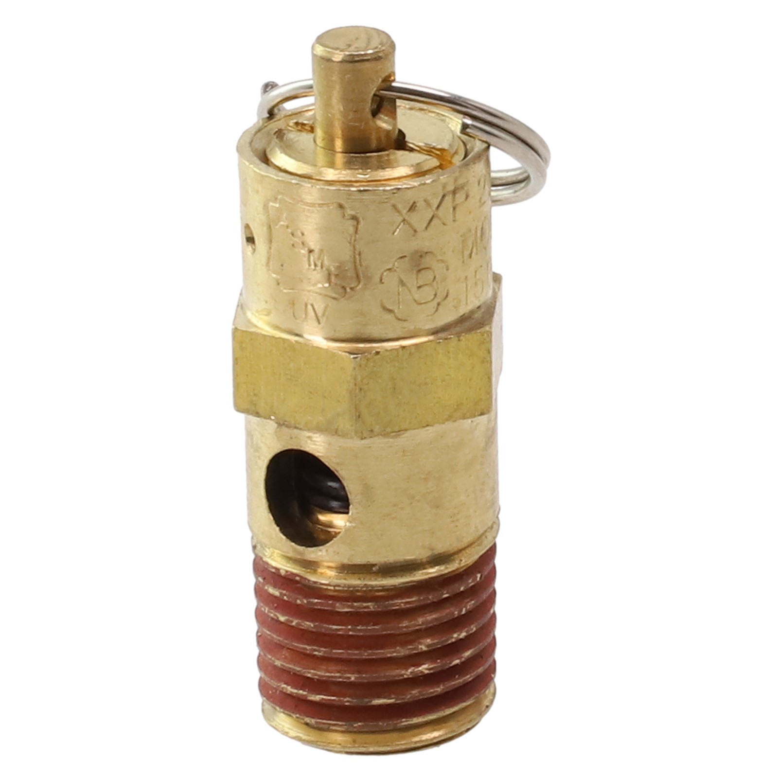 Conrader 1/2 NPT 190 PSI Air Compressor Safety Relief Valve – Brass Pop Off – Made In USA