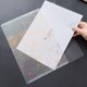 thumbnail image 2 of Carpeta de documentos premium con botón a presión, transparente y plateada Claro + plata, 2 of 9