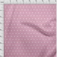 thumbnail image 3 of oneOone Cotton Flex Fabric Dot & White Heart Print Sewing Fabric BTY 40 Inch Wide, 3 of 4