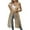 F01-Khaki, variant on Womens Daily Sun Protection Clothing Every Wearing Sheer Mesh Long Sleeve Buttoned Coat With Belt Versatile Jacket Coat