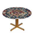 thumbnail image 3 of Autua Flemish Baroque Round Tablecloth Stain-Resistant Washable 100% Polyester 31"-35, 3 of 8