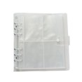 thumbnail image 1 of Estuche para álbum de fotos Organizador de fotos para el hogar Libro Páginas transparentes Fotos Bolsillos Titular Carpeta de almacenamiento Almacenamiento y organización del hogar 3in con clip blanco Yuarrent HA074034-04, 1 of 1