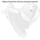 thumbnail image 2 of Bow Bridal Veil Lace Pearl Veil for Bride Wedding Lace Veil for Brides, 2 of 6