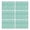 Turquoise Daisy Flower-2, variant on White Daisy Flower Black Lines Pattern Summer Placemats Table Placemats Set Of 4-Linen Kitchen Washable Placemats Table Mats 11.8"x17.7" Non-Slip Heat Resistant