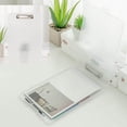 thumbnail image 3 of Plastic A4 File Box Document Folder Writing Box Pad Stationery Waterproof Filing Pad Box Organizer Supply Clear, 3 of 8